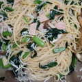 ち（＊´・ω・｀）ろ's cooksnap of when they made しらすとほうれん草のパスタ.