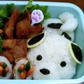 シまぁエナガ☆'s cooksnap of when they made キャラ弁☆しっぽフリフリわんちゃん☆.