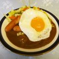 龍青空ママ's cooksnap of when they made 1人ランチに♬野菜炒めとカレーのプレート.