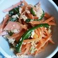 チョコ♪ミント's cooksnap of when they made 簡単★にんじんとピーマンのツナと卵炒め.