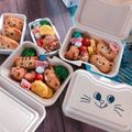 ごま３しお３'s cooksnap of when they made キャラ弁☆お稲荷ネコちゃん♪.