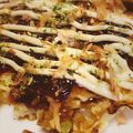 KIWI♡♡♡'s cooksnap of when they made 豆腐でお好み焼き♡山芋無し♡残り野菜.