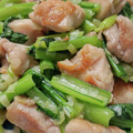 えくぼ母さん's cooksnap of when they made 鶏モモ肉と小松菜のネギだれ炒め.