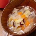BOWBOW♪'s cooksnap of when they made ウェイパーで✩ほっこりさつまいものスープ.