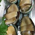 かに＠薄味無化調's cooksnap of when they made アワビの刺身（さばき方）.