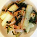 ★ユンのキッチン★'s cooksnap of when they made 春菊と長芋のソテー.