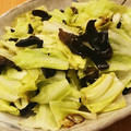 かなりんココりん's cooksnap of when they made きくらげとキャベツの炒め物.
