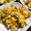 ☆あいちゃん's cooksnap of when they made ♡しめじとカニかまのスクランブルエッグ.