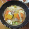 i_yokan's cooksnap of when they made すいとん汁.