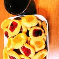 クックQWQK2H☆'s cooksnap of when they made ジャム入りクッキー.