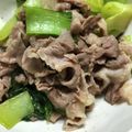 手抜きクック's cooksnap of when they made 豚肉とチンゲン菜のオイスターソース炒め.