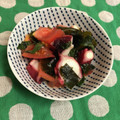 クックOWPJU3☆'s cooksnap of when they made たことトマトとわかめのさっぱりサラダ.