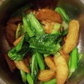 inLondon's cooksnap of when they made 冷凍ポテトと小松菜のアンチョビバター炒め.