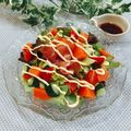 Satoco❋'s cooksnap of when they made ❀山葵だれ☆生ハム＆サーモンのサラダ丼❀.