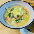 kotorinpi's cooksnap of when they made チンゲン菜と豆腐の生姜スープ.