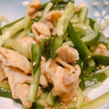 ここっこ★'s cooksnap of when they made 鶏皮ときゅうりの酢の物.