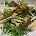 ◎みーちゃん◎'s cooksnap of when they made 水菜とのりのわさびサラダ.