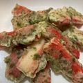ゆみらんたん's cooksnap of when they made かにかまの磯辺揚げ.