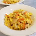 chiro810's cooksnap of when they made 玉ねぎとささみの卵炒め.