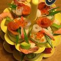 ckchiaki's cooksnap of when they made 誕生日に☆お寿司のケーキ.