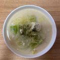 かおり♡♡♡'s cooksnap of when they made 春キャベツのほっこり豆乳スープ.