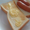 ﾋﾟﾛﾐ♡'s cooksnap of when they made トーストにマヨネーズでト音記号でルンルン.