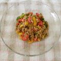 violets's cooksnap of when they made パプリカと挽き肉のオイスターソース炒め.