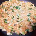 まろぴ～ぬ's cooksnap of when they made オートミール　ねぎ焼き.