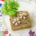 U☆kaoru's cooksnap of when they made ♡春のギョニソお花トースト♡.