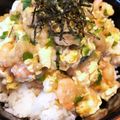 がちゃまる's cooksnap of when they made 天かすで即席簡単！海老の天卵とじ丼☆★.