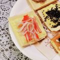 SUNMOONMOM's cooksnap of when they made 簡単朝食♡かにかまマヨチートースト.