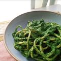 今日の勝家御膳's cooksnap of when they made ほうれん草の大量消費にジェノベーゼ.