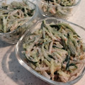 みこひろママ's cooksnap of when they made きゅうりともやしの梅マヨあえ.