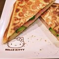 erdbeer's cooksnap of when they made ホットサンドで！トマト＆きゅうり.
