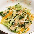 みぽぴぽ's cooksnap of when they made にんじんと水菜のサラダ　覚書.