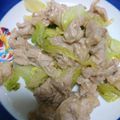 はふー！'s cooksnap of when they made ポン酢で豚こまとキャベツの生姜焼き.