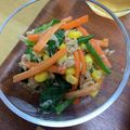 マトリョーシカ1号's cooksnap of when they made ほうれん草とツナのサラダ.