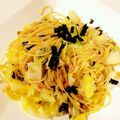 Oxnard_KK's cooksnap of when they made 春キャベツと納豆のワンポットパスタ.