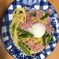 クイールクイール's cooksnap of when they made アスパラとベーコンのパスタ.