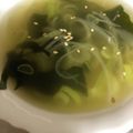 Comodarc's cooksnap of when they made 超簡単！本格的焼肉屋のわかめスープ.