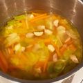 〜遊馬子〜's cooksnap of when they made 幼児食★大根とレタスの朝食スープ♫1歳半.