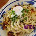 ＨＥＷＡ's cooksnap of when they made お手軽❤ฺ焼きうどん.