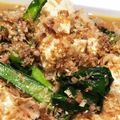 菜つ実☆ミ's cooksnap of when they made 豆腐と小松菜のひき肉炒め.