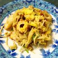 クック12QQPZ☆'s cooksnap of when they made えのき＆ちくわ✿卵炒め♡マヨ風味.