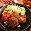 ぱんだ食堂★'s cooksnap of when they made 簡単！美味しい！椎茸の鶏つくね肉詰め.