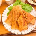 のんちごはん♡'s cooksnap of when they made 豚キムチの焼き春巻き.