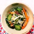 のどぐろLOVE's cooksnap of when they made ＊給食の味！もやしワカメじゃこの和え物＊.