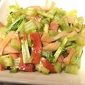 クックE1A8ZZ☆'s cooksnap of when they made ❀お弁当に❀大根の茎とカニカマごま油炒め.