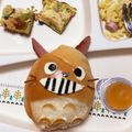 クック甘党。's cooksnap of when they made キャラ弁☆トトロールパンサンド☆.