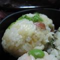 えみんちゅ＊'s cooksnap of when they made レタスとウインナーとチーズのまぜご飯.